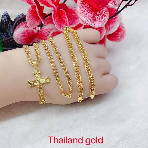 🌸⚜️THAILAND GOLD MENS SET⚜️🌸
📌 ThaiLand Gold
📎 2 in 1 set - Picture 7 of 10